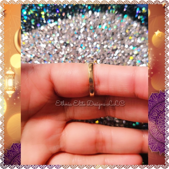 New Gold Tone spinning fidget rings -Anti tarnish-multi colored - Picture 9 of 10